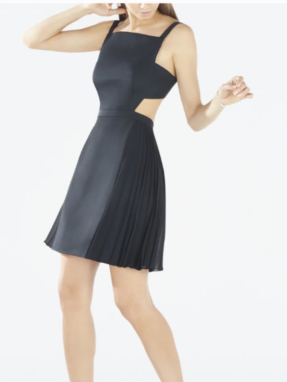 NWT BCBGMAXAZRIA “Brielle” Black Cocktail Dress – Size 0